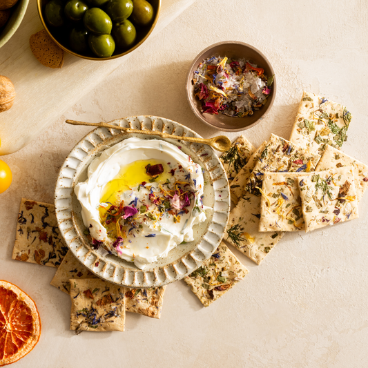No. 1 - Artisanal Edible Floral Crackers