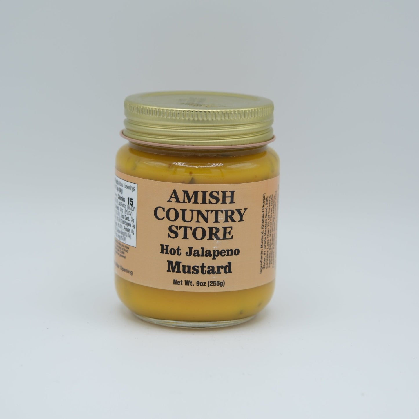 Hot Jalapeño Mustard | Spicy Amish-Recipe Condiment | 9 oz - Armand’s Maison & Marché