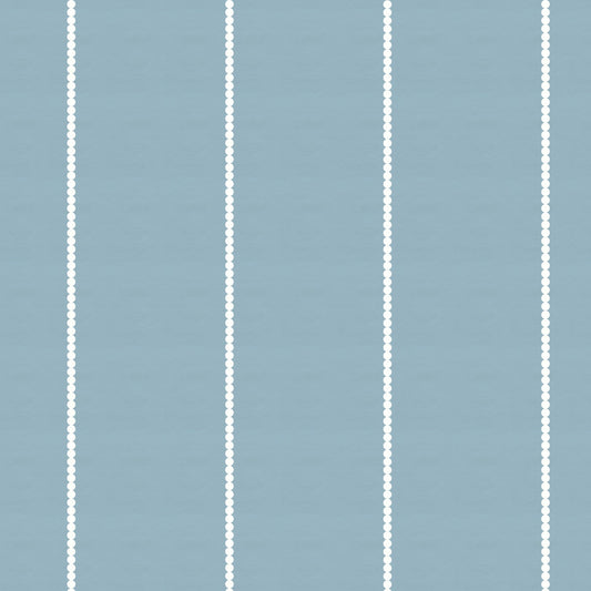 Pinstripe Dot Blue Wallpaper - Armand’s Maison & Marché