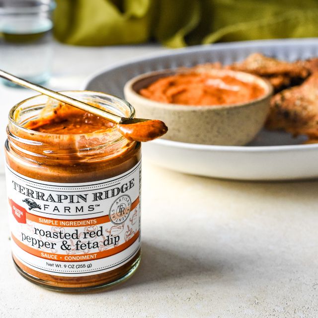 Roasted Red Pepper & Feta Dip - Armand’s Maison & Marché