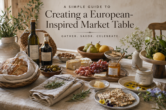 A Simple Guide to Creating a European-Inspired Market Table