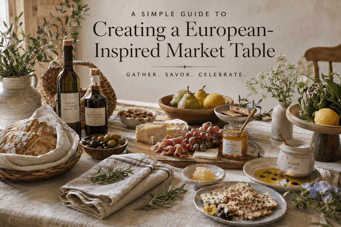 A Simple Guide to Creating a European-Inspired Market Table - Armand’s Maison & Marché