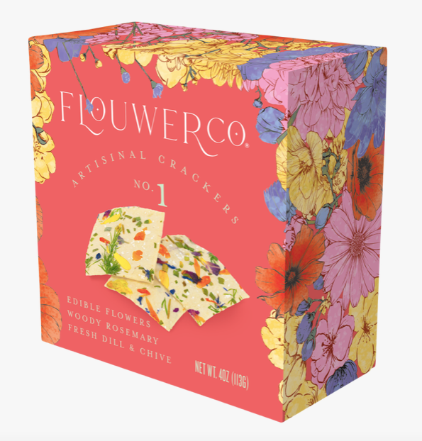No. 1 - Artisanal Edible Floral Crackers