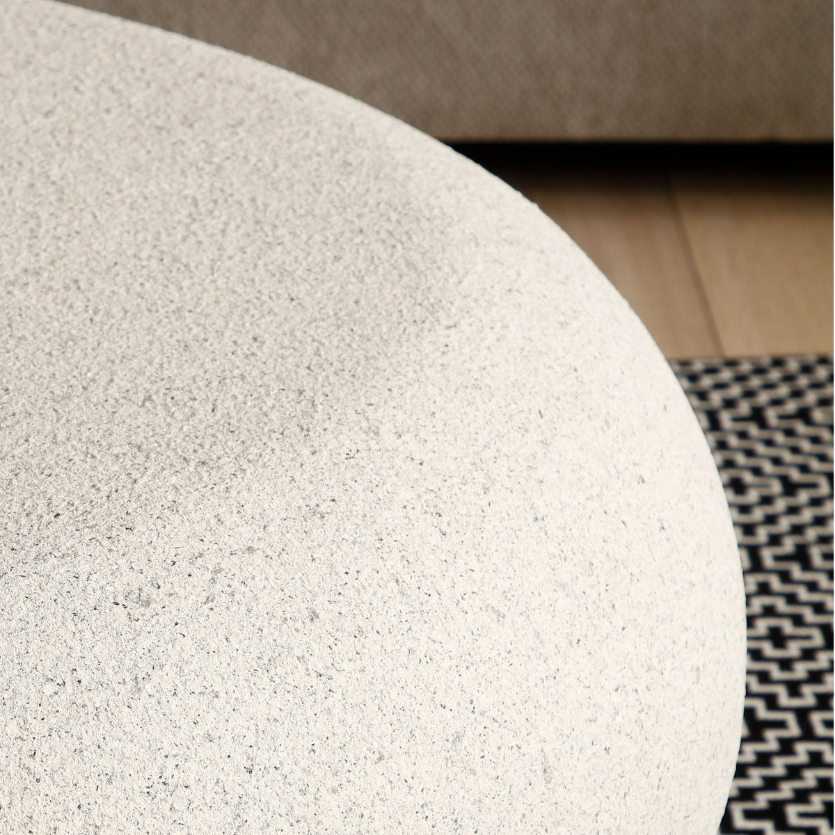 43.31'' Fiberglass Elliptical Coffee Table for Living Room - Armand’s Maison & Marché