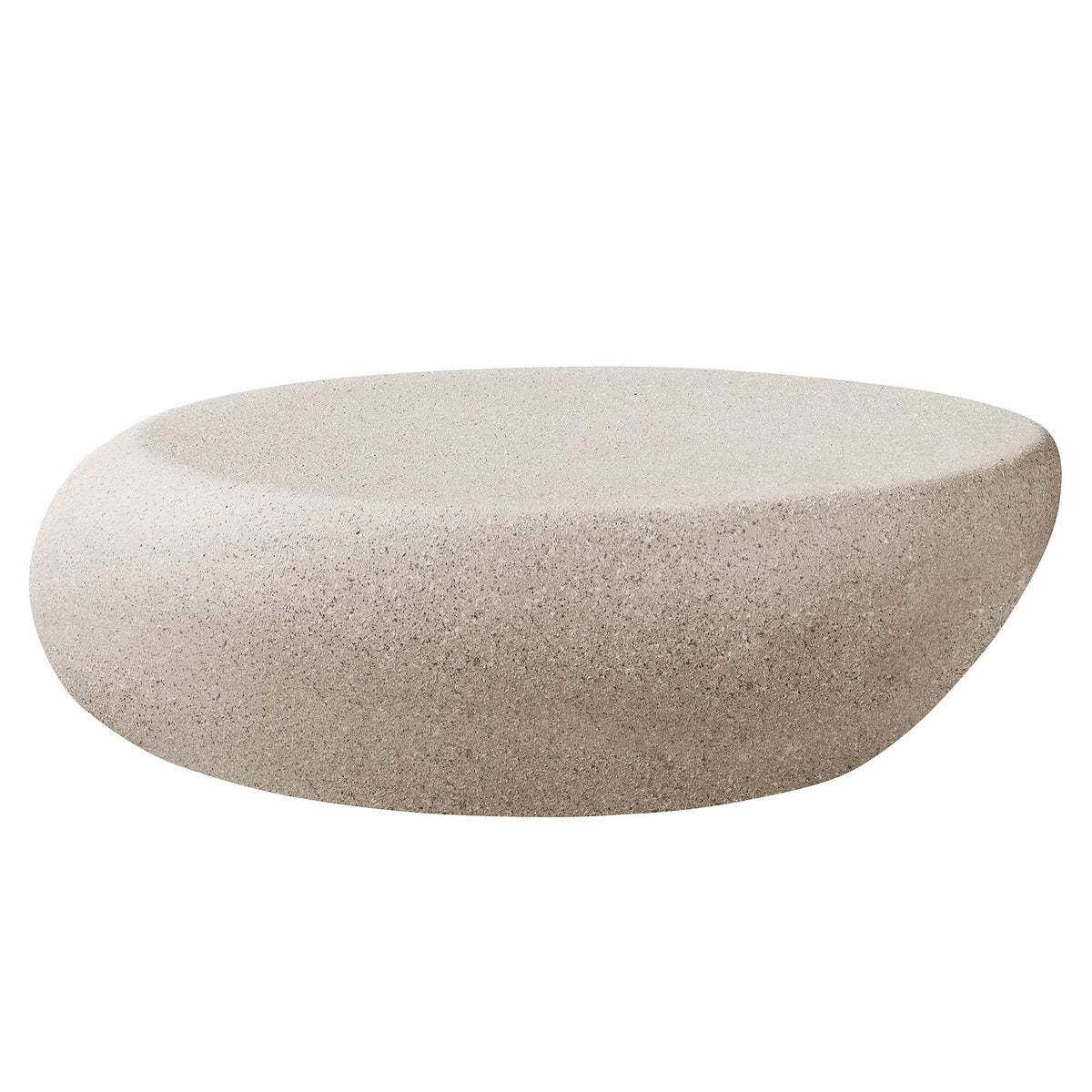 43.31'' Fiberglass Elliptical Coffee Table for Living Room - Armand’s Maison & Marché
