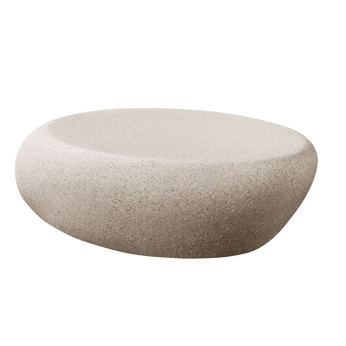 43.31'' Fiberglass Elliptical Coffee Table for Living Room - Armand’s Maison & Marché