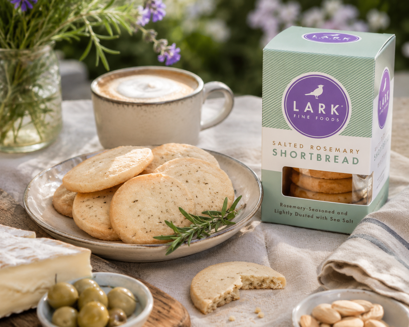 Salted Rosemary Shortbread - 3.2oz Small Box