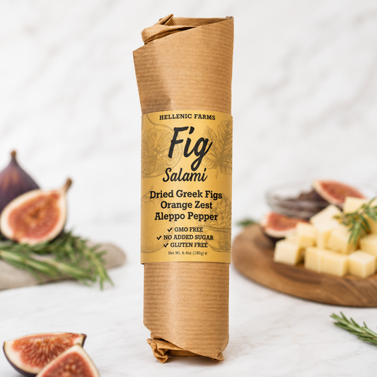 Vegan Fig Salami - Orange Zest & Aleppo Pepper