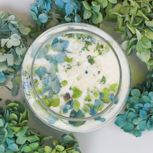 BY THE SEA Hydrangea Sea Salt Candle
