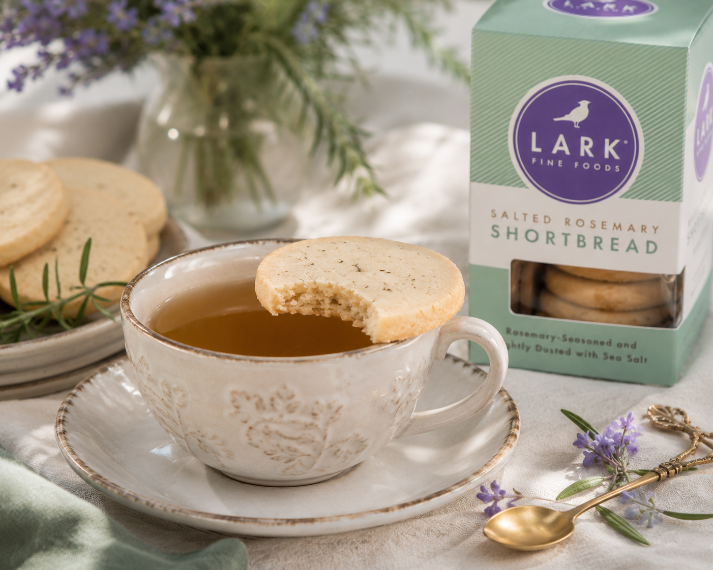 Salted Rosemary Shortbread - 3.2oz Small Box