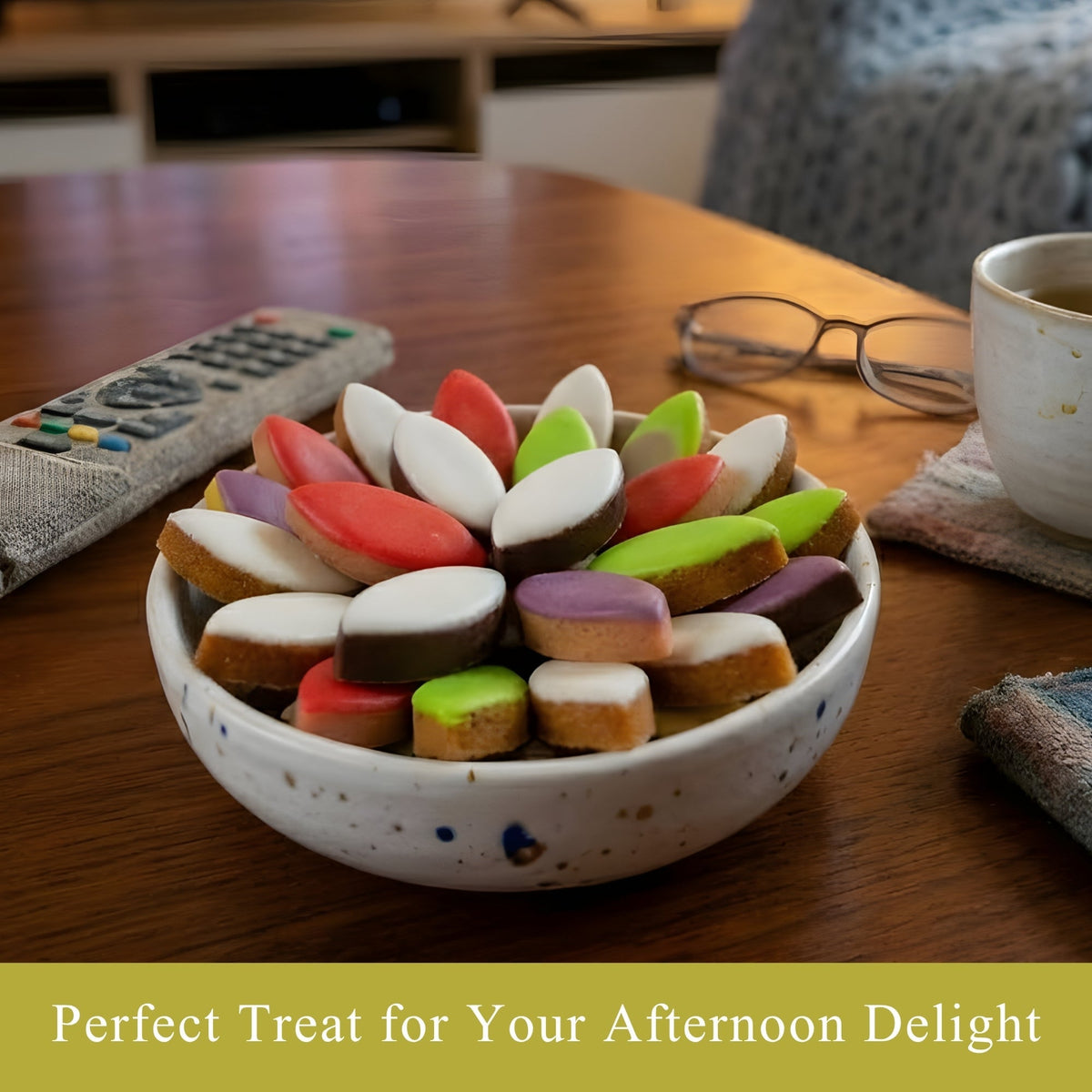 Andy Anand Calissons Almond Candy, 28 pc, 5 Flavors – Imported Calissons de Provence, French Confection, Gourmet Birthday & Holiday Gift Box - Armand’s Maison & Marché