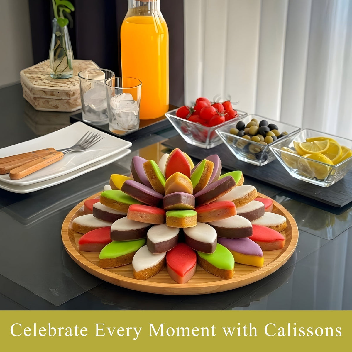 Andy Anand Calissons Almond Candy, 28 pc, 5 Flavors – Imported Calissons de Provence, French Confection, Gourmet Birthday & Holiday Gift Box - Armand’s Maison & Marché