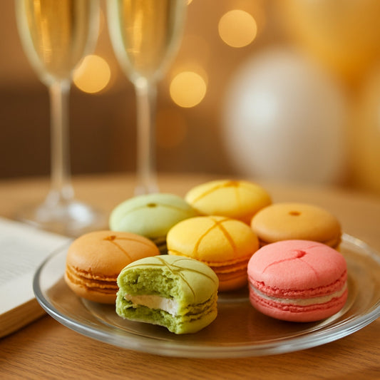 Andy Anand French Macarons, 12-Piece Gift Box – Gluten-Free, Made Fresh Daily, Assorted Gourmet Flavors – Birthday, Holiday & Celebration - Armand’s Maison & Marché