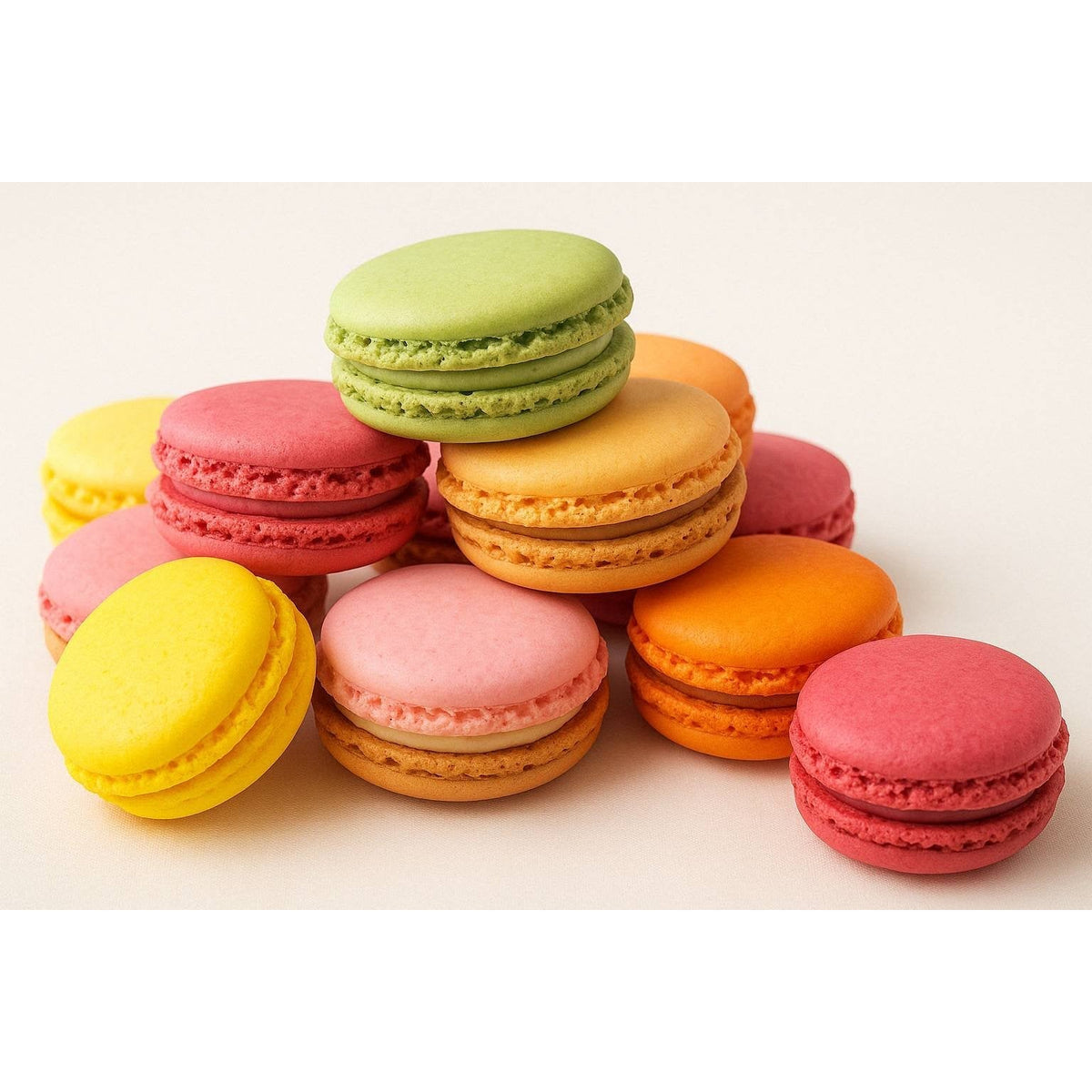 Andy Anand French Macarons, 12-Piece Gift Box – Gluten-Free, Made Fresh Daily, Assorted Gourmet Flavors – Birthday, Holiday & Celebration - Armand’s Maison & Marché