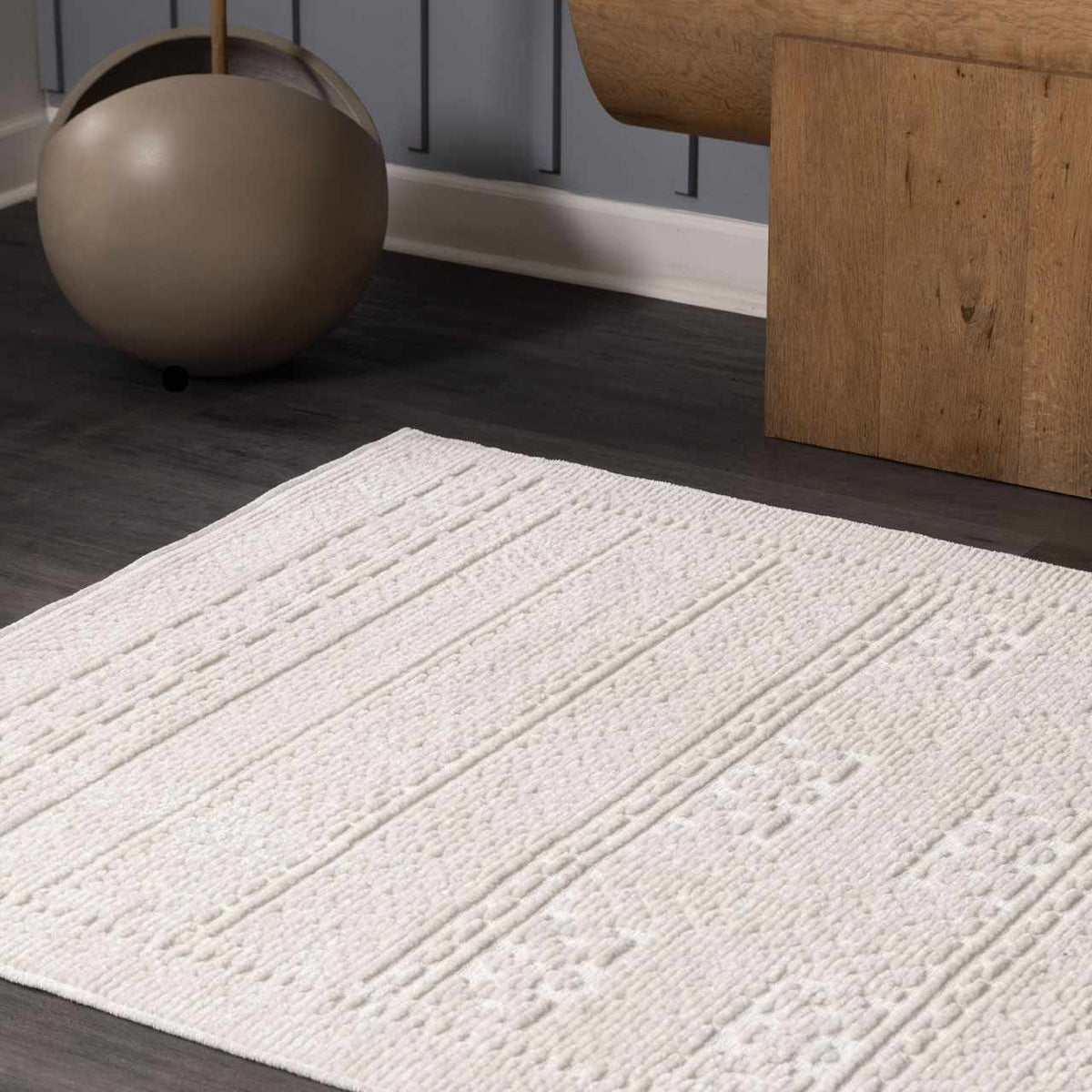 Bahar Cream Washable Area Rug - Armand’s Maison & Marché