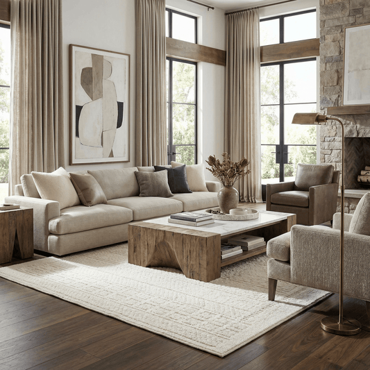 Bahar Cream Washable Area Rug - Armand’s Maison & Marché