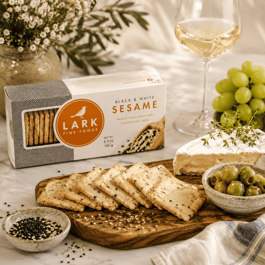 Black & White Sesame Savory Biscuits - Armand’s Maison & Marché