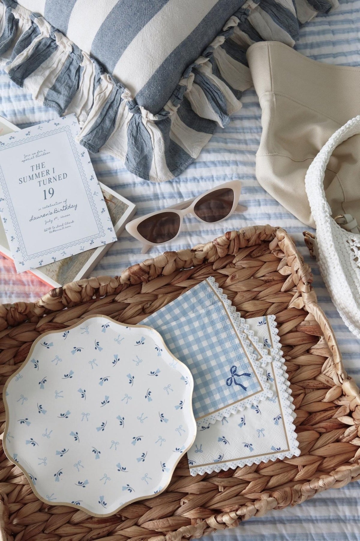 Coastal Pretty - Small Party Plates - Armand’s Maison & Marché