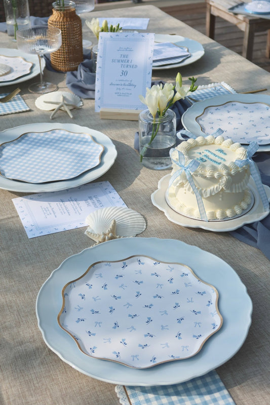 Coastal Pretty - Small Party Plates - Armand’s Maison & Marché