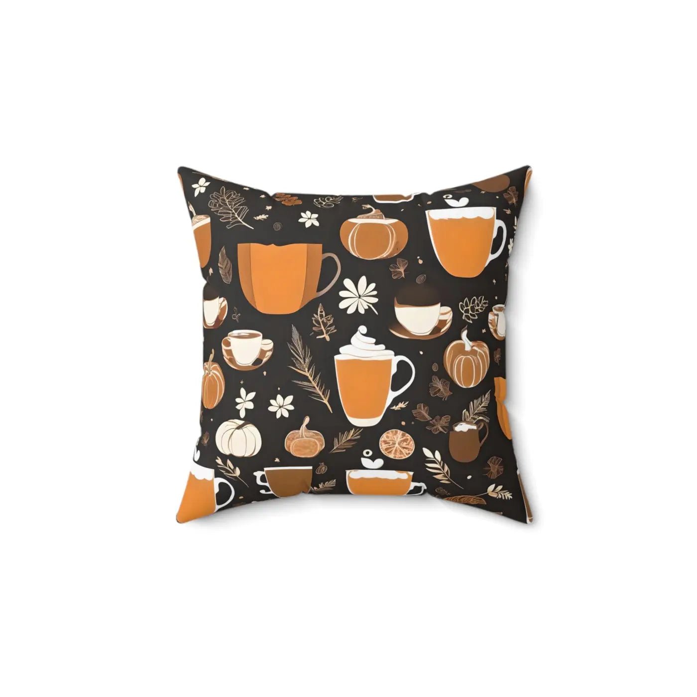 Dipaliz Fall Season Beverage Polyester Square Pillow 18x18 - Armand’s Maison & Marché