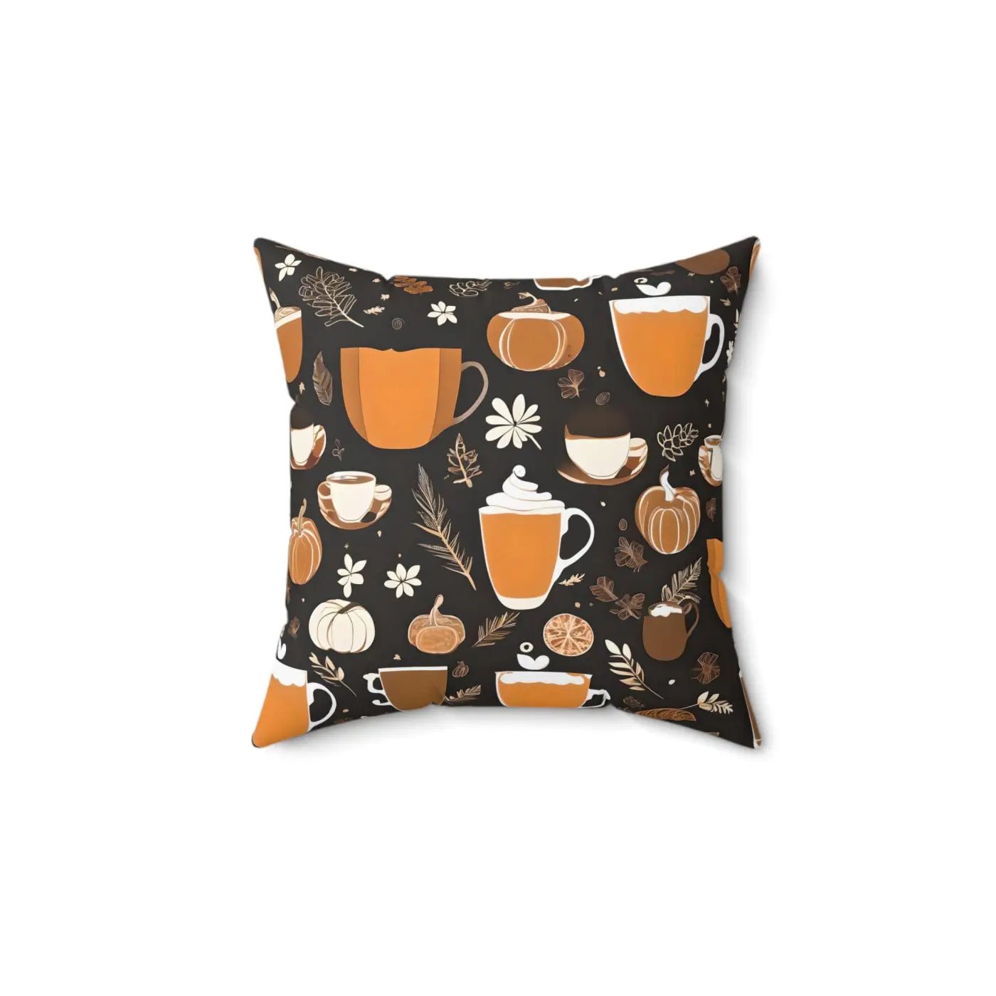 Dipaliz Fall Season Beverage Polyester Square Pillow 18x18 - Armand’s Maison & Marché