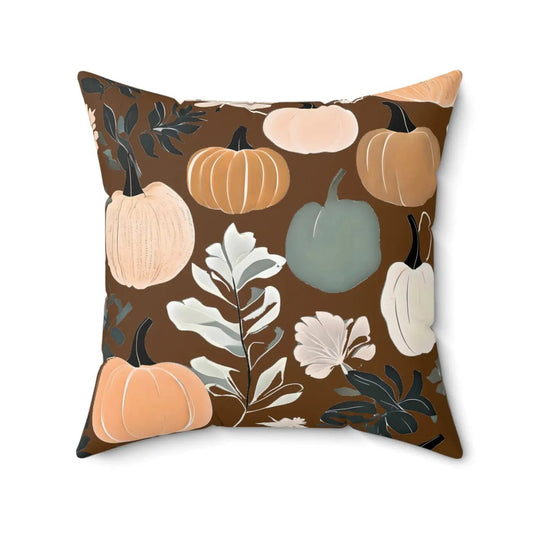 Dipaliz Fall Season Pumpkins Polyester Square Pillow - Armand’s Maison & Marché