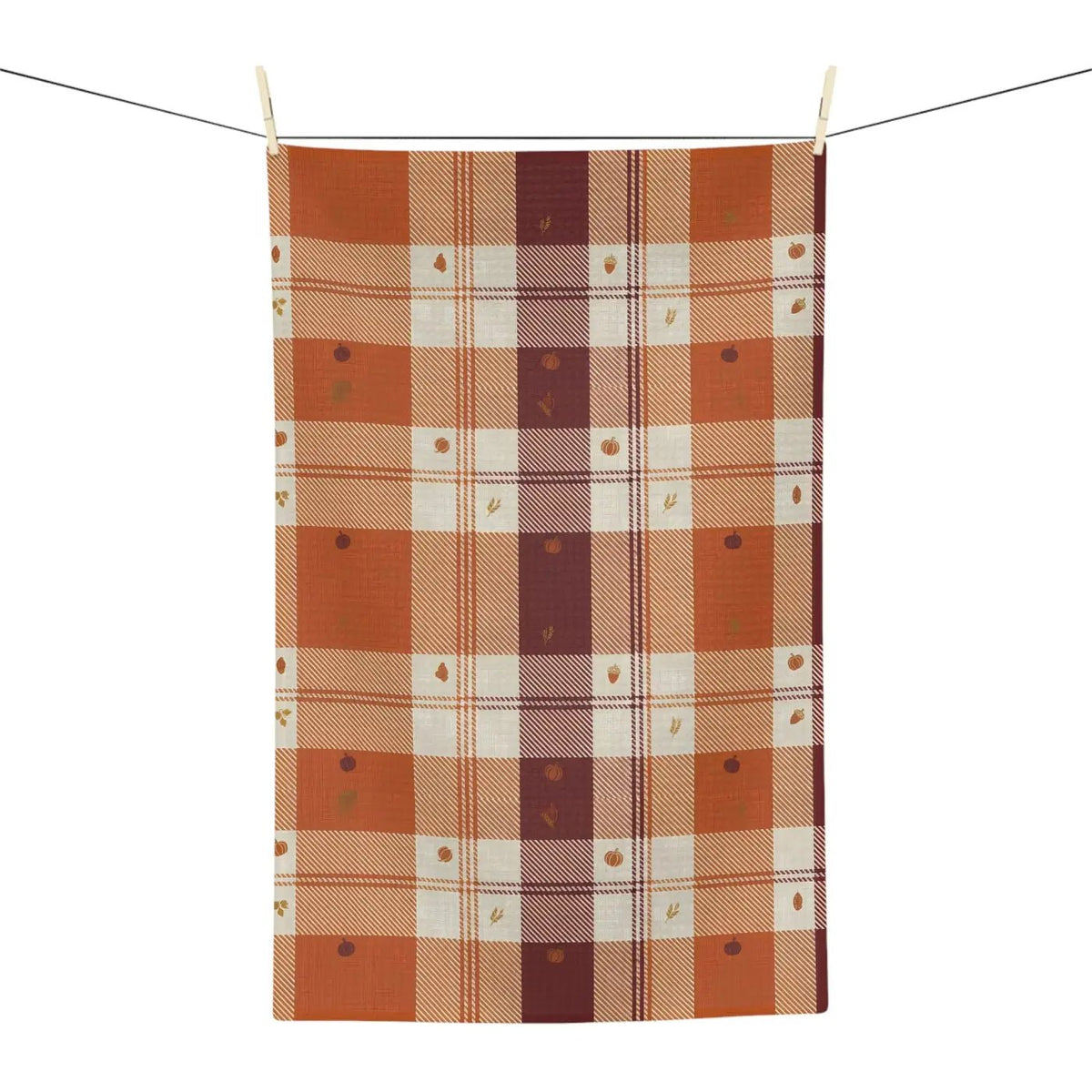 Dipaliz Microfiber Tea Towel Autumn Plaid Quick-dry Performance - Armand’s Maison & Marché