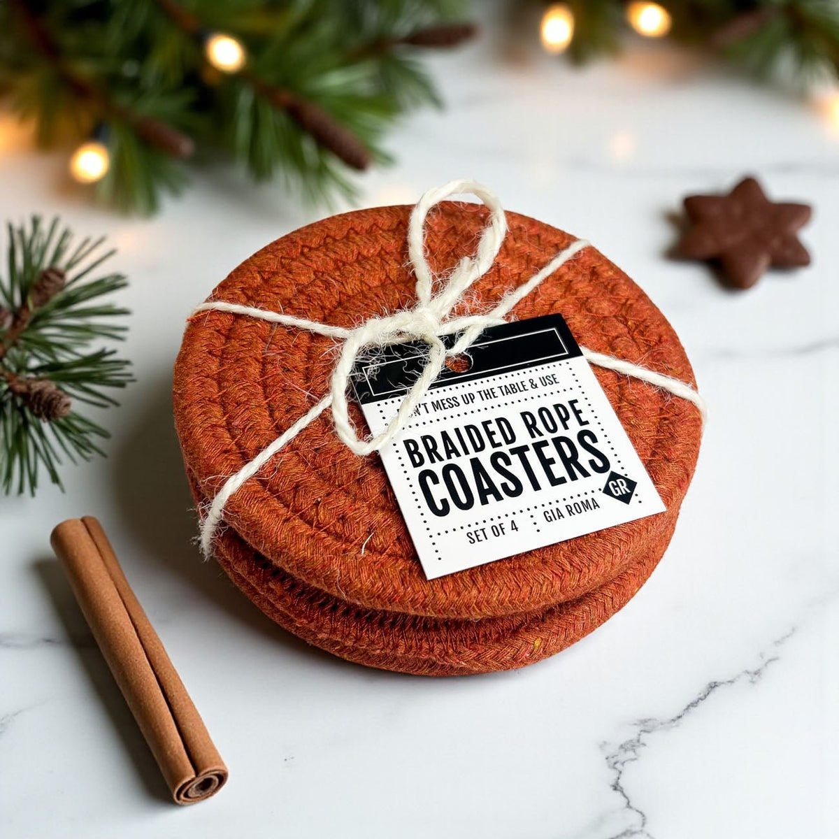 Fall Fabric Coasters - Armand’s Maison & Marché