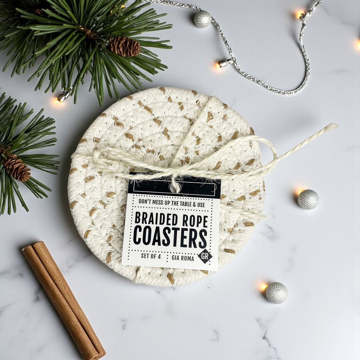 Fall Fabric Coasters - Armand’s Maison & Marché