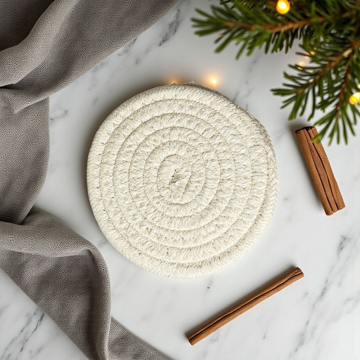Fall Fabric Coasters - Armand’s Maison & Marché