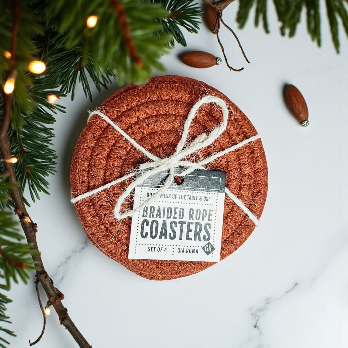 Fall Fabric Coasters - Armand’s Maison & Marché