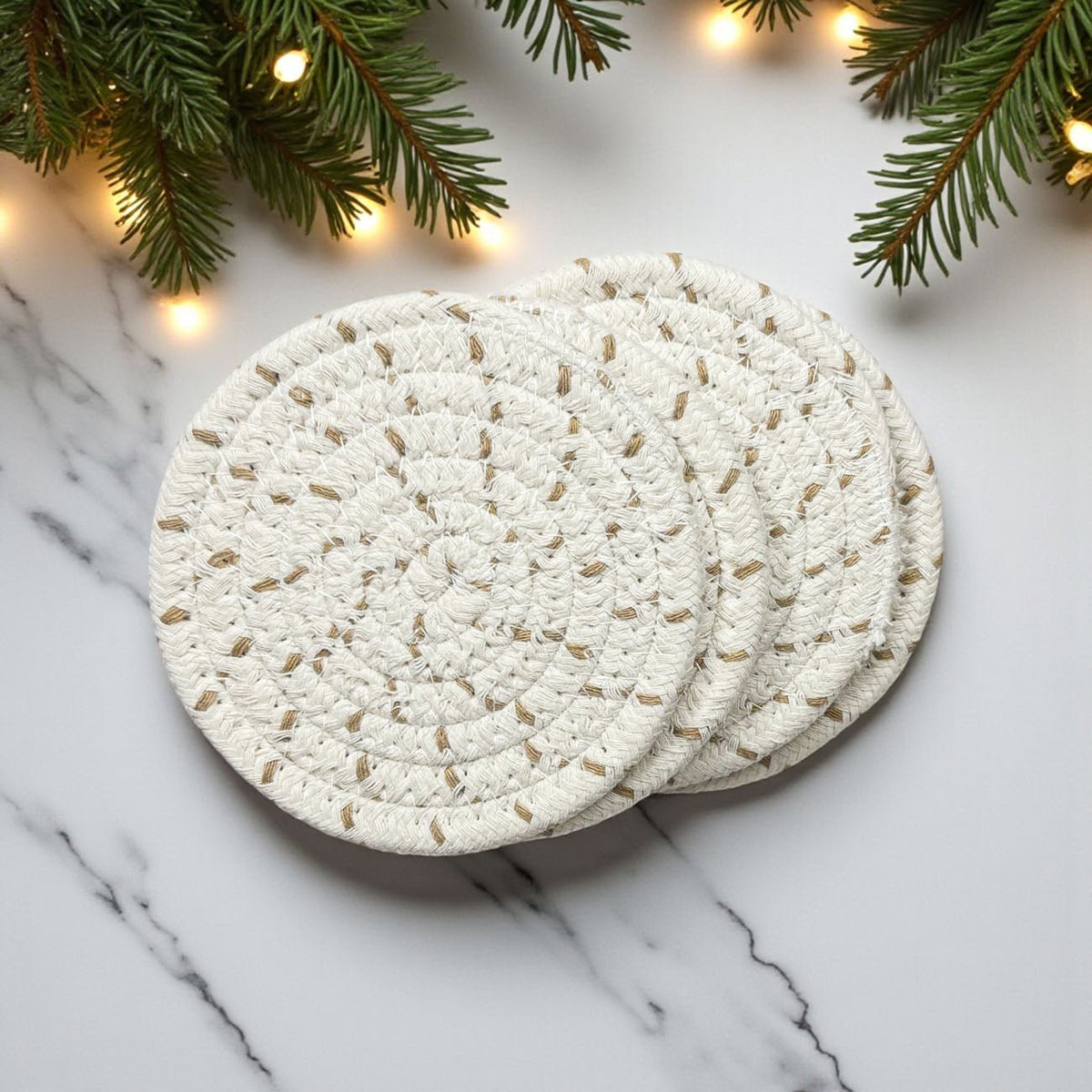 Fall Fabric Coasters - Armand’s Maison & Marché