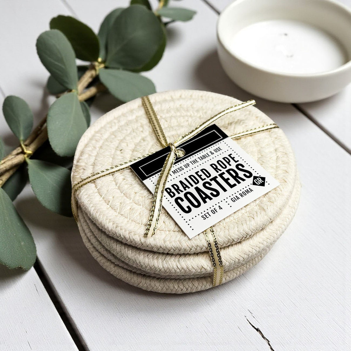 Fall Fabric Coasters - Armand’s Maison & Marché