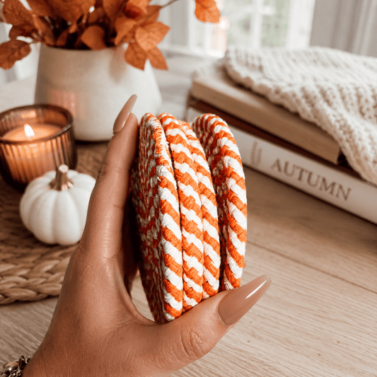Fall Fabric Coasters - Armand’s Maison & Marché