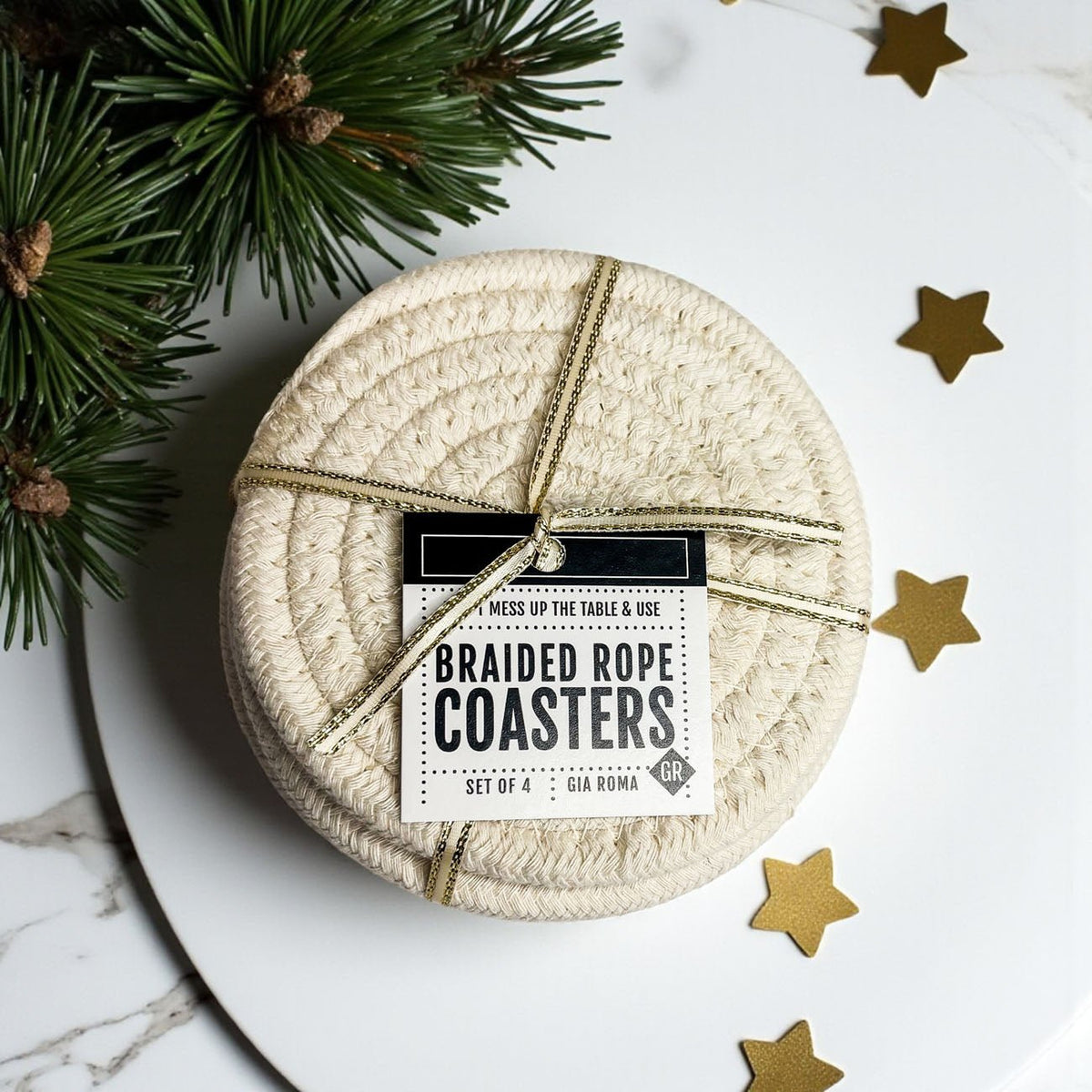 Fall Fabric Coasters - Armand’s Maison & Marché