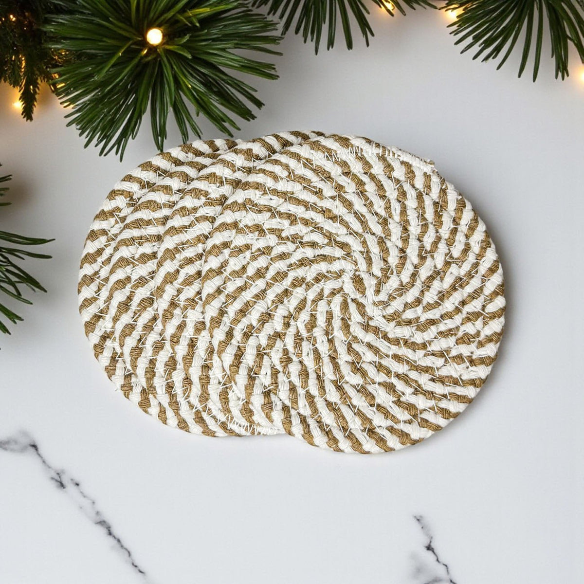 Fall Fabric Coasters - Armand’s Maison & Marché