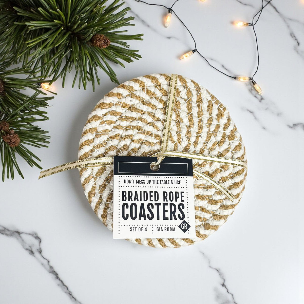 Fall Fabric Coasters - Armand’s Maison & Marché