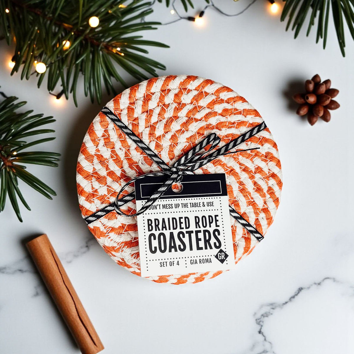 Fall Fabric Coasters - Armand’s Maison & Marché