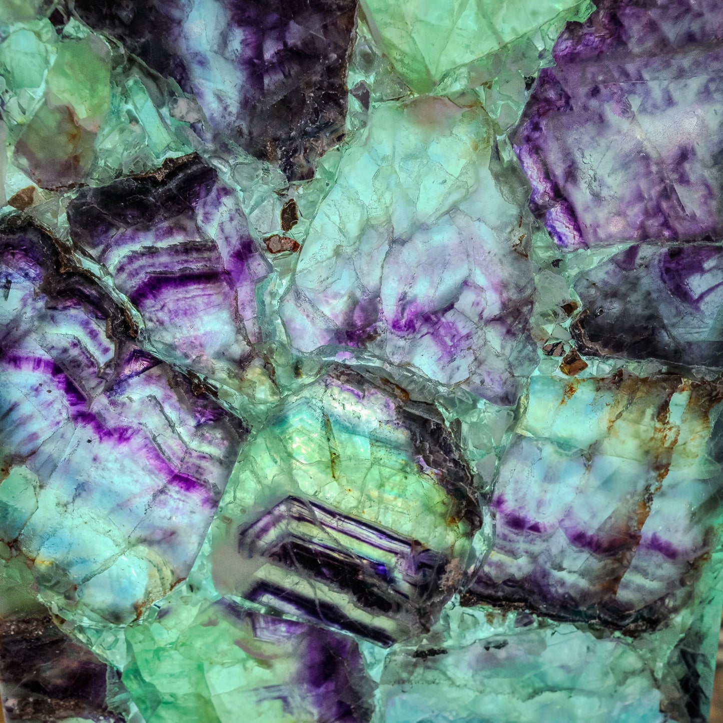 Fluorite Crystal Table Lamp (Medium Size) 3 - Armand’s Maison & Marché