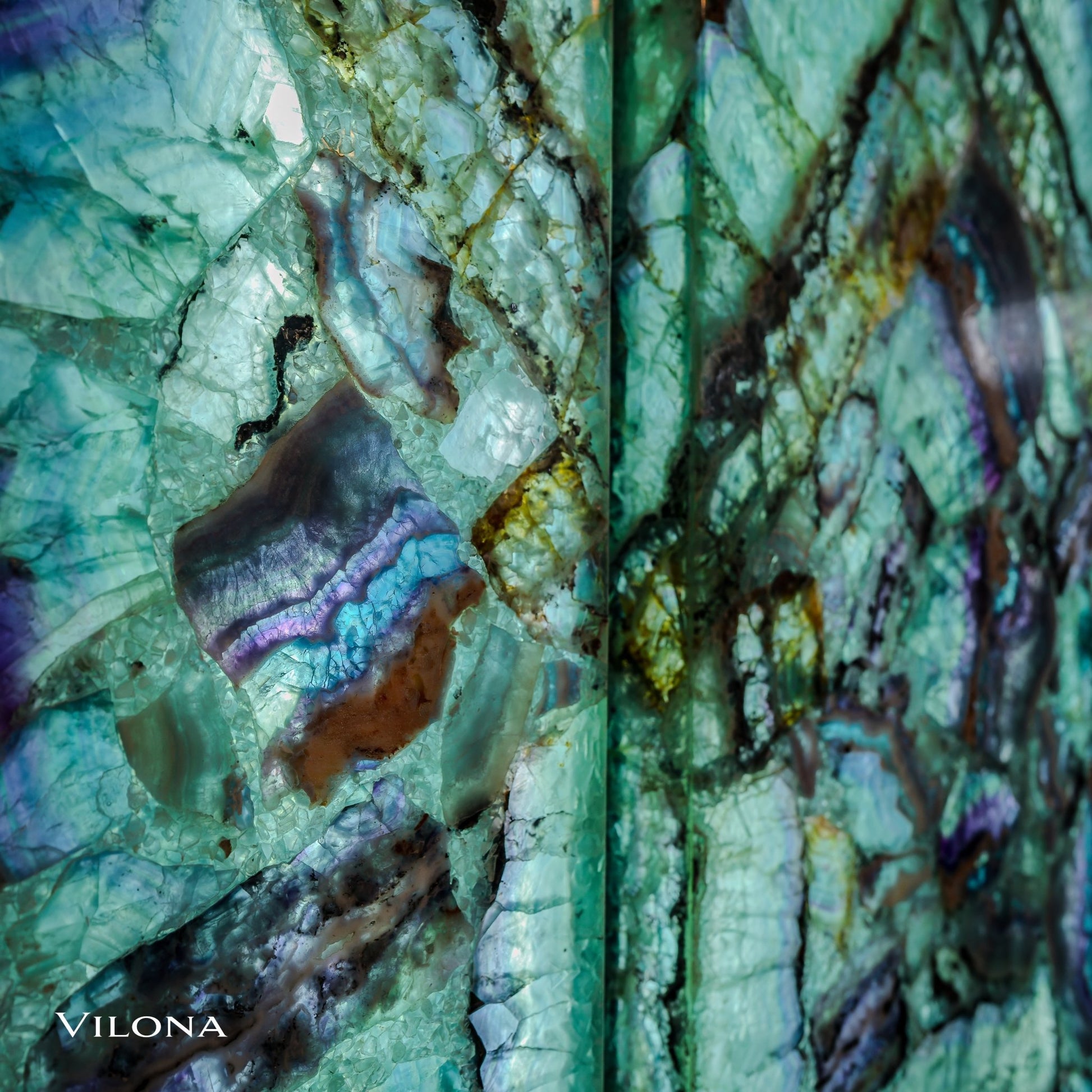 Fluorite Crystal Wall Panels (2/7) - Armand’s Maison & Marché