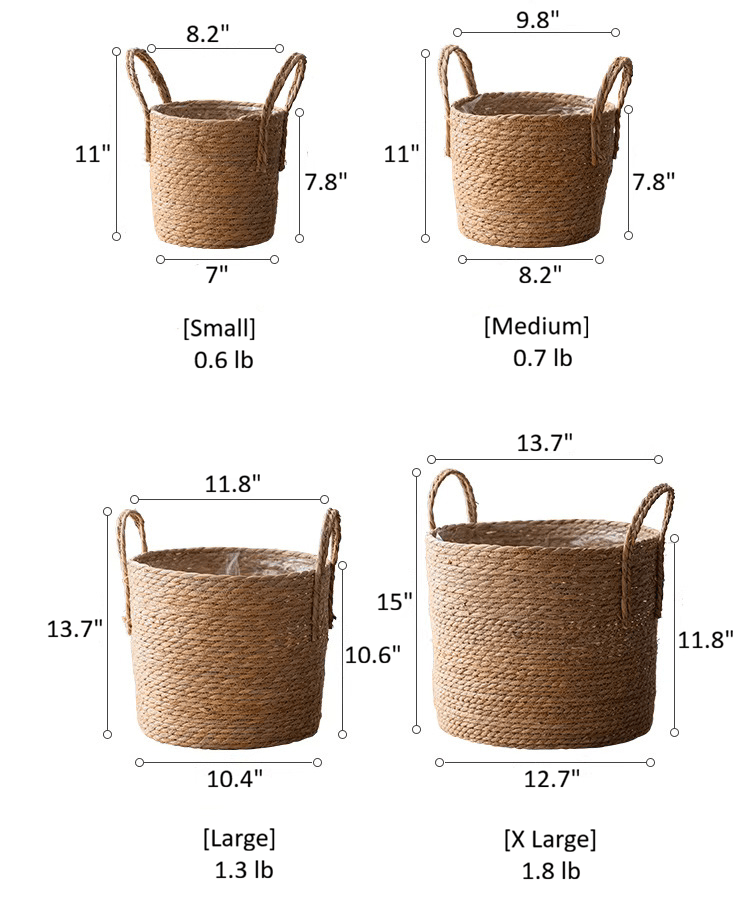French Country Woven Planter Basket - Armand’s Maison & Marché