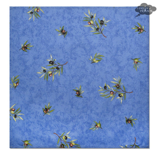 French Provencal napkin - Cotton - Clos des Oliviers blue | Label France - Armand’s Maison & Marché
