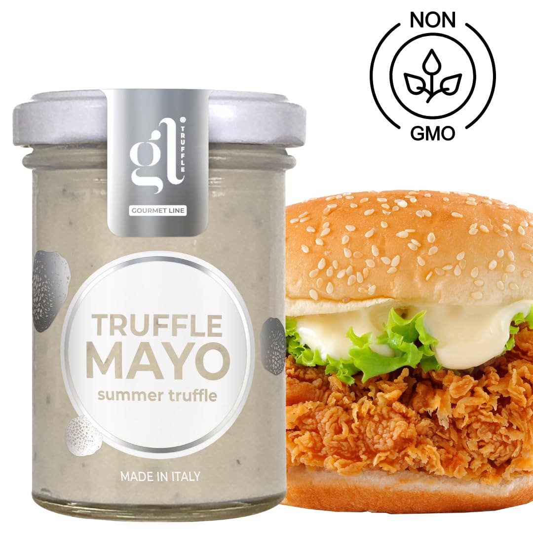 GL Truffle Gourmet, Gourmet Mayonnaise with Black Summer Truffles 100g (3.52 oz) - Armand’s Maison & Marché