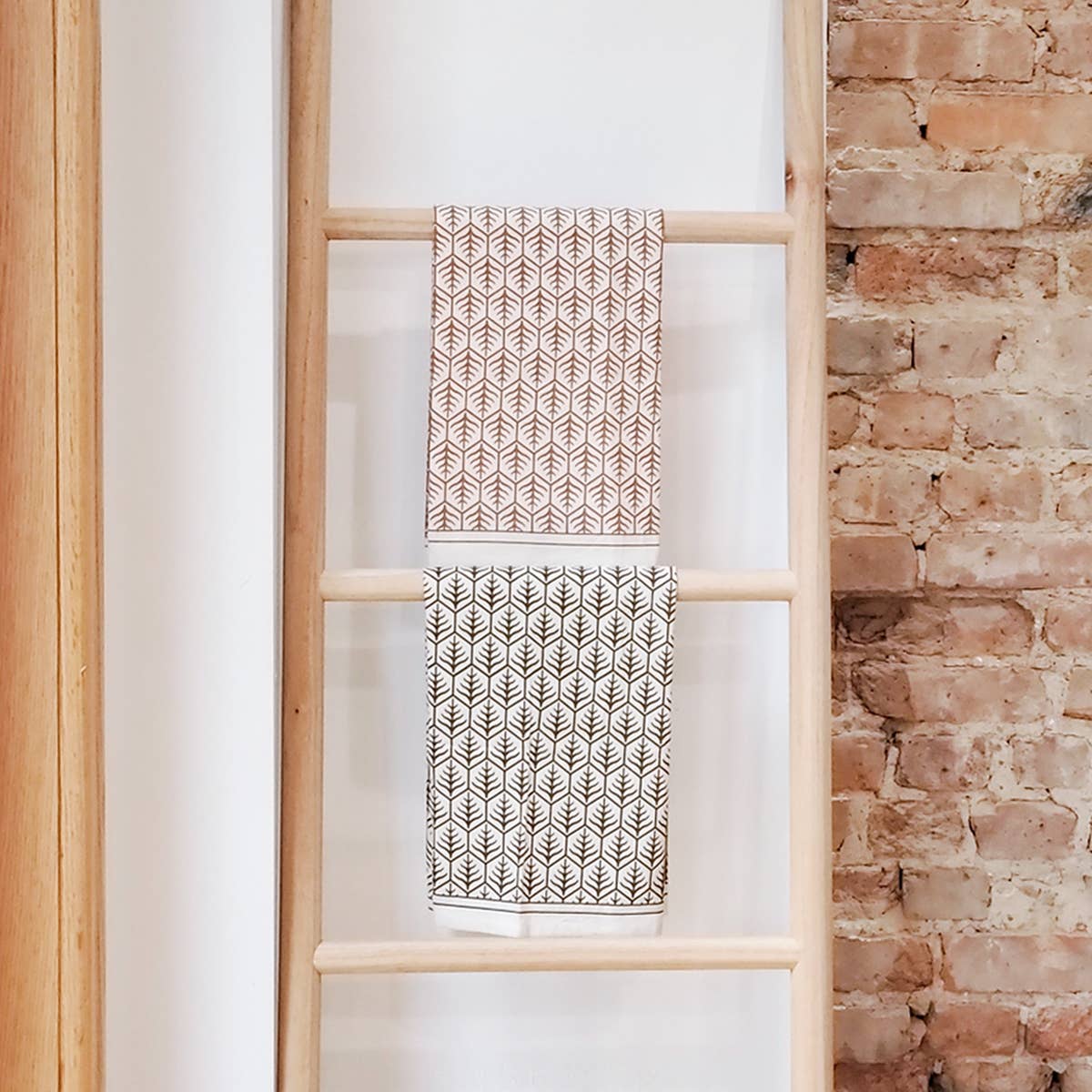 Hand Screen Printed Tea Towel - Set of 2 - Armand’s Maison & Marché