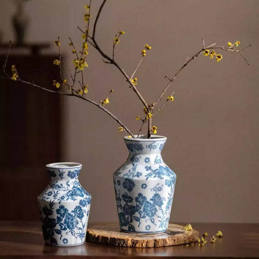 Indigo Porcelain Vase - Armand’s Maison & Marché