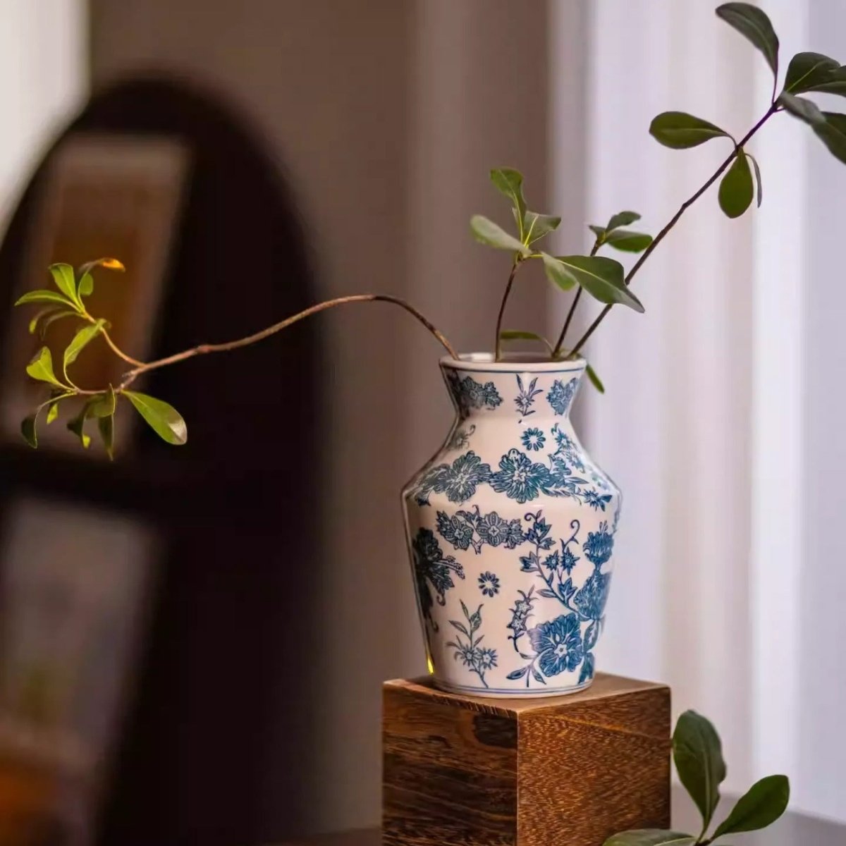 Indigo Porcelain Vase - Armand’s Maison & Marché