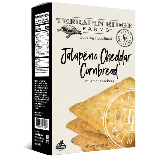 Jalapeno Cheddar Cornbread Crackers - Armand’s Maison & Marché
