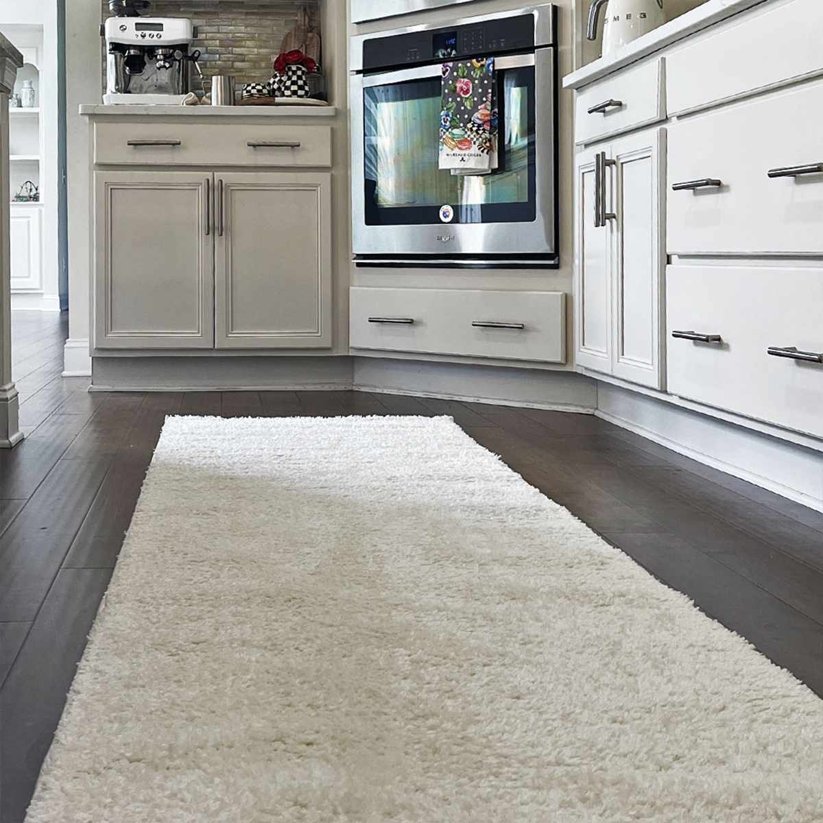 Judy White Washable Area Rug - Clearance - Armand’s Maison & Marché