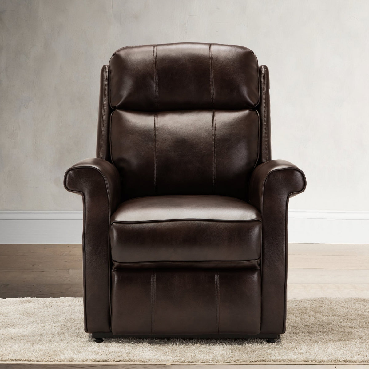 Landis Navy Blue Traditional Power Lift Recliner - Armand’s Maison & Marché