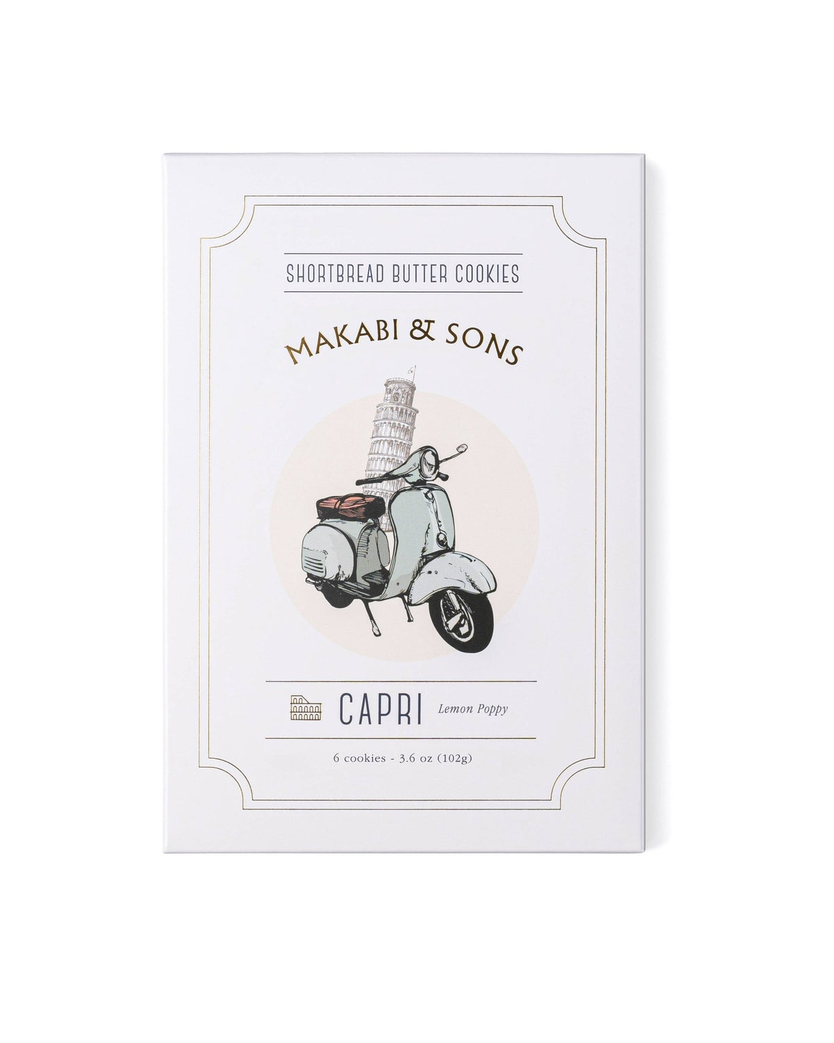 Lemon Poppy Cookies - Capri - Armand’s Maison & Marché